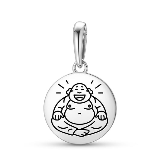 Laughing Buddha Feng shui Symbols Pendant Dangle Charm