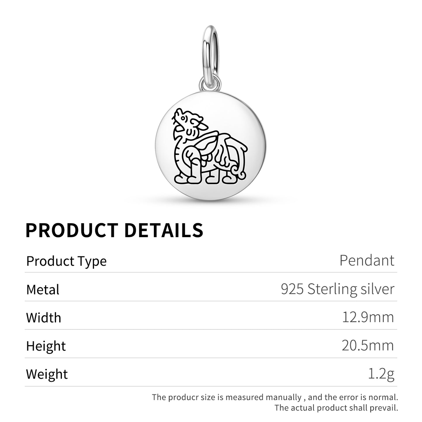 Chi Lin Feng shui Symbols Pendant Dangle Charm