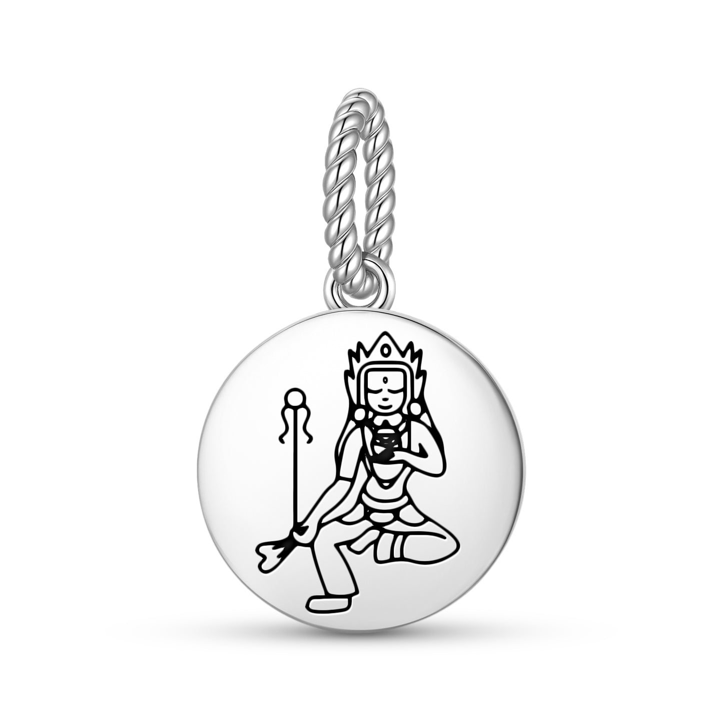 Mandarava Buddhist Gods Symbols Pendant Dangle Charm