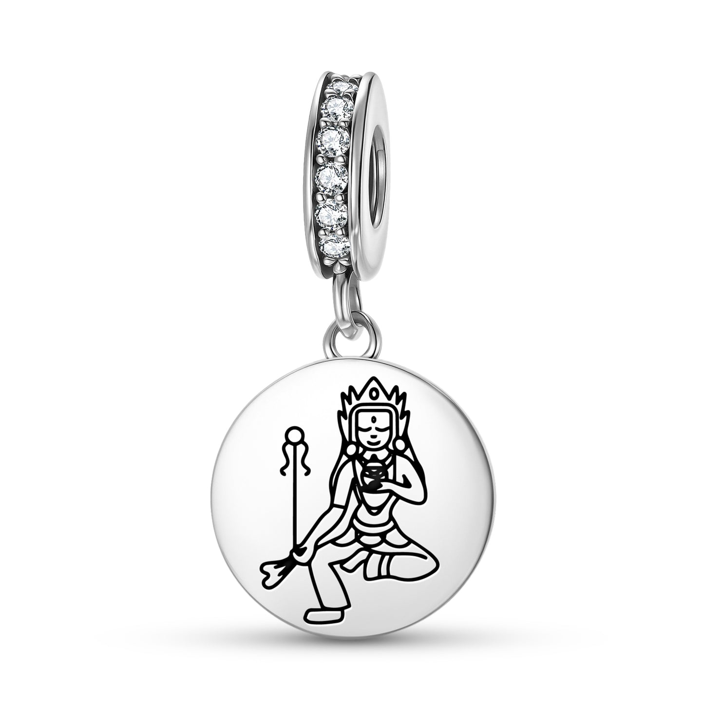 Mandarava Buddhist Gods Symbols Pendant Dangle Charm