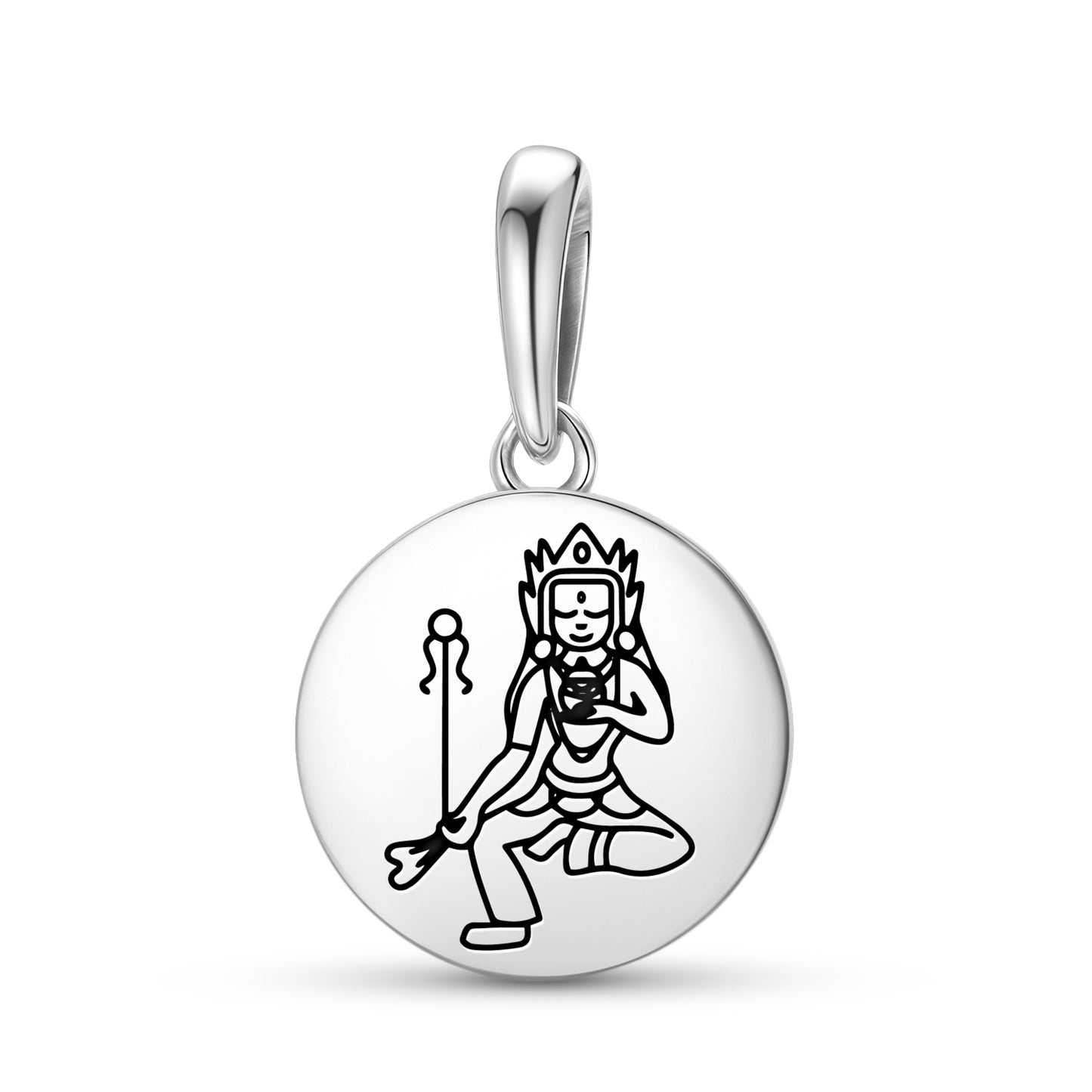 Mandarava Buddhist Gods Symbols Pendant Dangle Charm