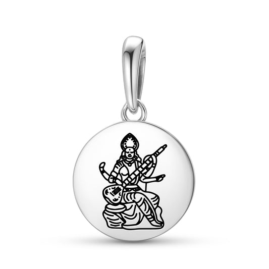 Sarasvati Buddhist Gods Symbols Pendant Dangle Charm