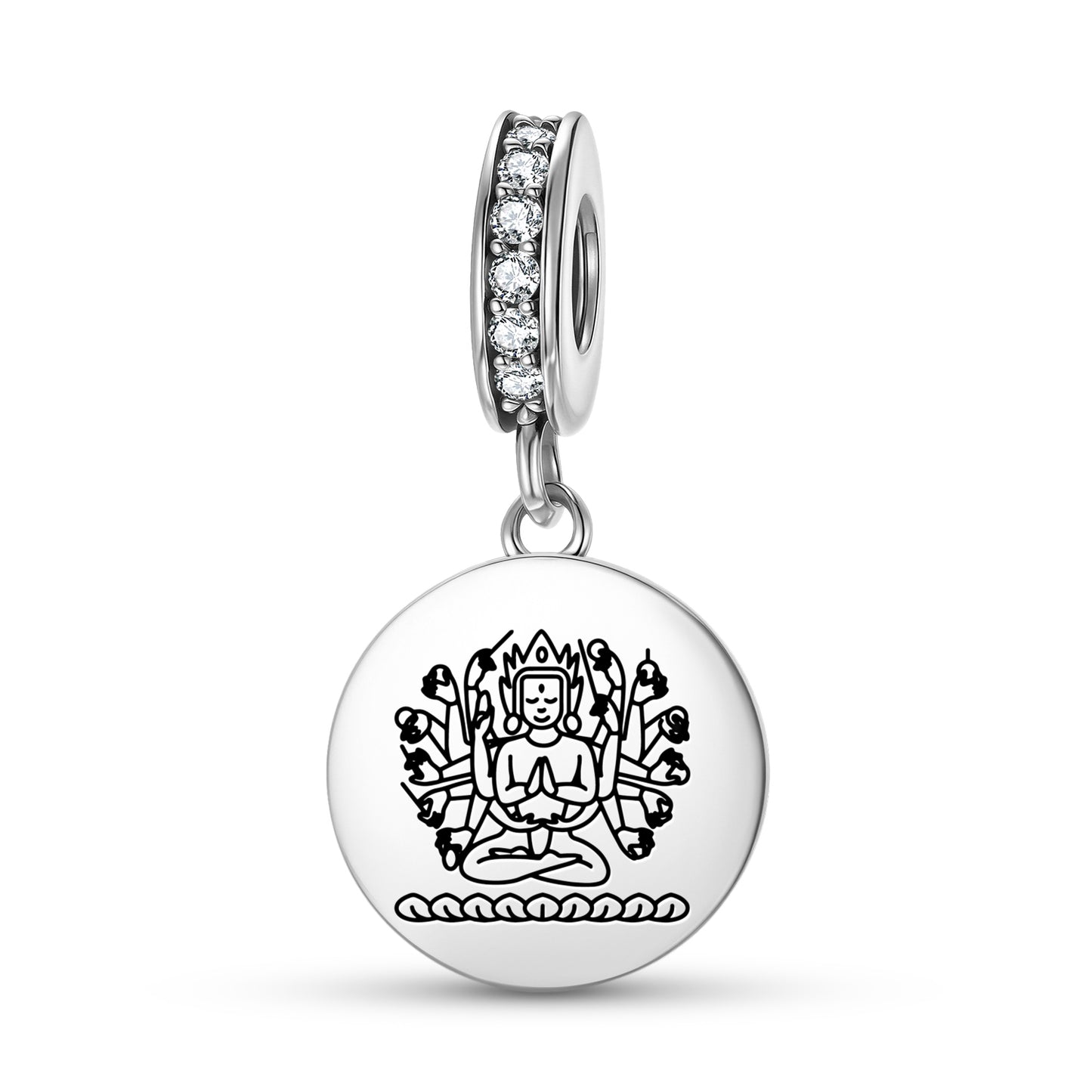 Cunda Buddhist Gods Symbols Pendant Dangle Charm