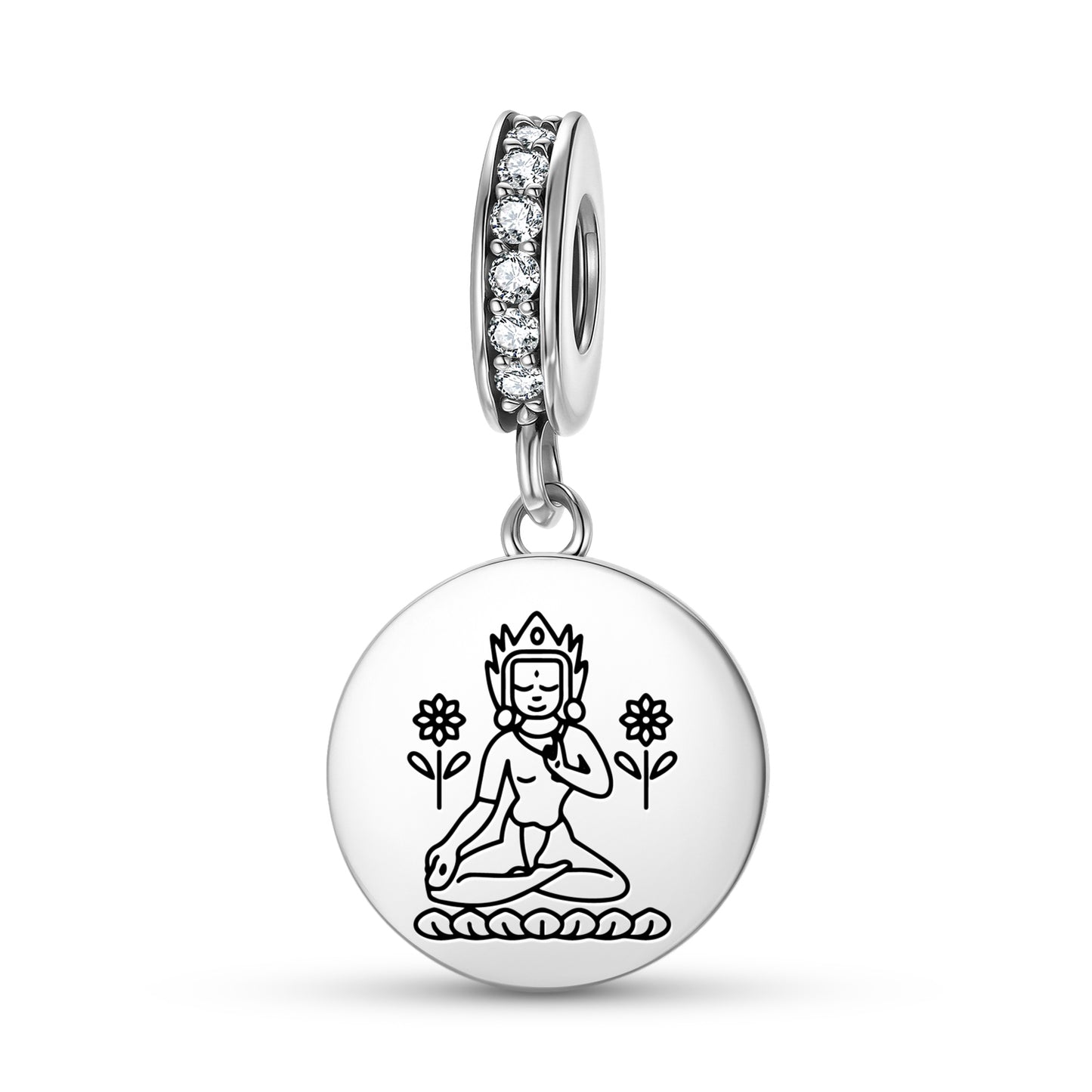 Sita Tara Buddhist Gods Symbols Pendant Dangle Charm