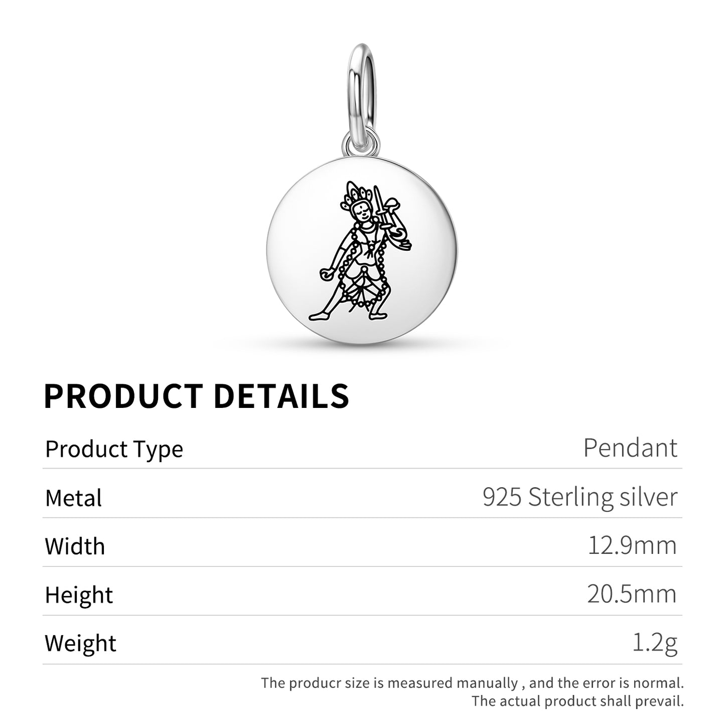 Vajrayogini Buddhist Gods Symbols Pendant Dangle Charm