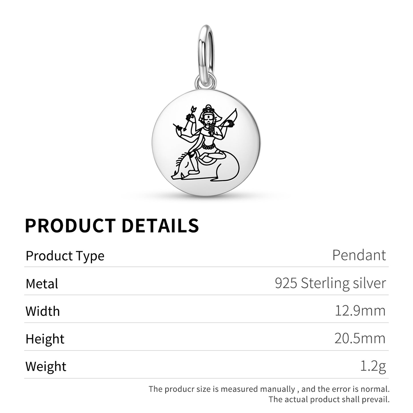 Marici Buddhist Gods Symbols Pendant Dangle Charm