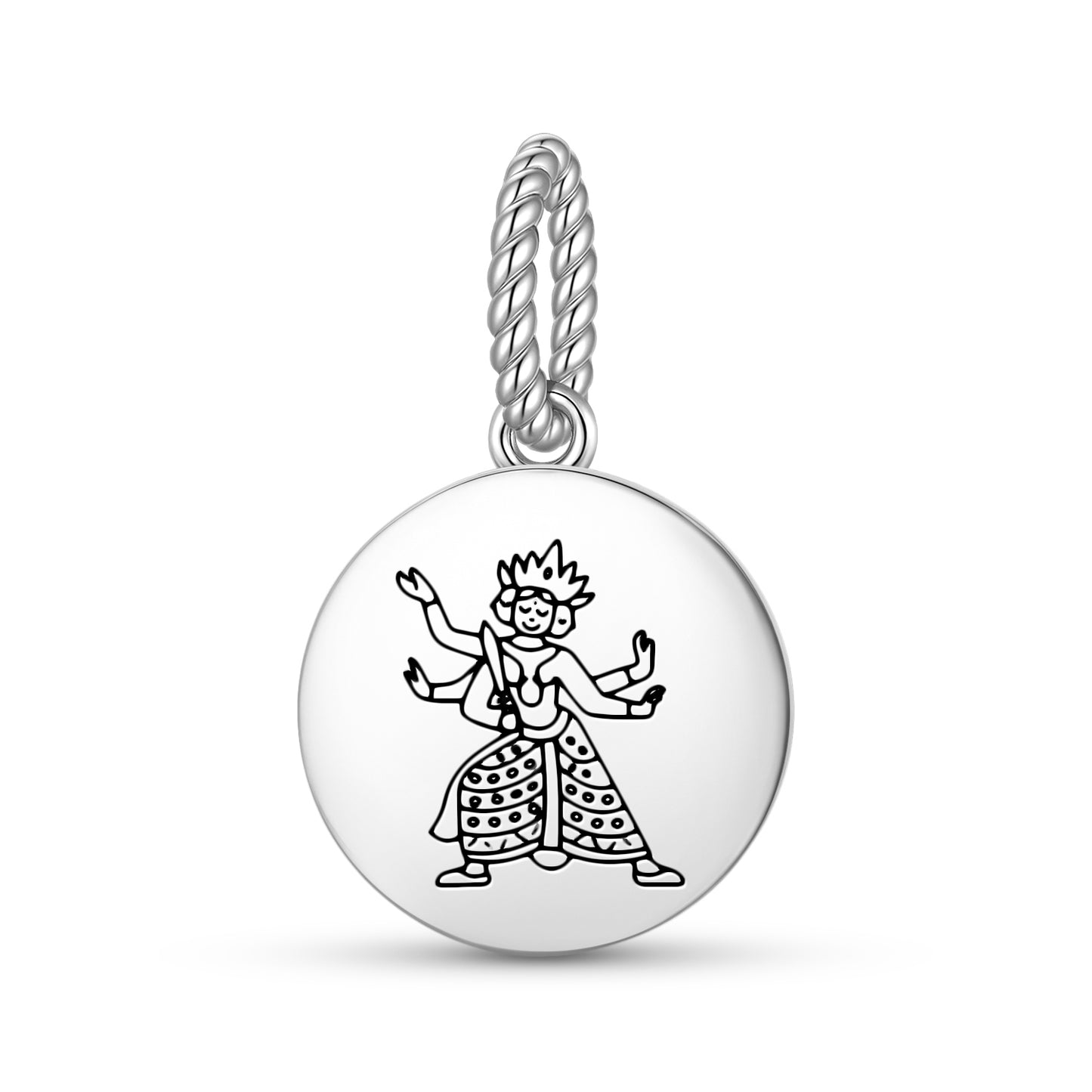 Janguli Buddhist Gods Symbols Pendant Dangle Charm