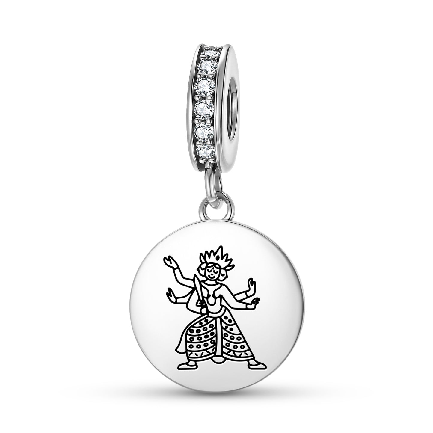 Janguli Buddhist Gods Symbols Pendant Dangle Charm