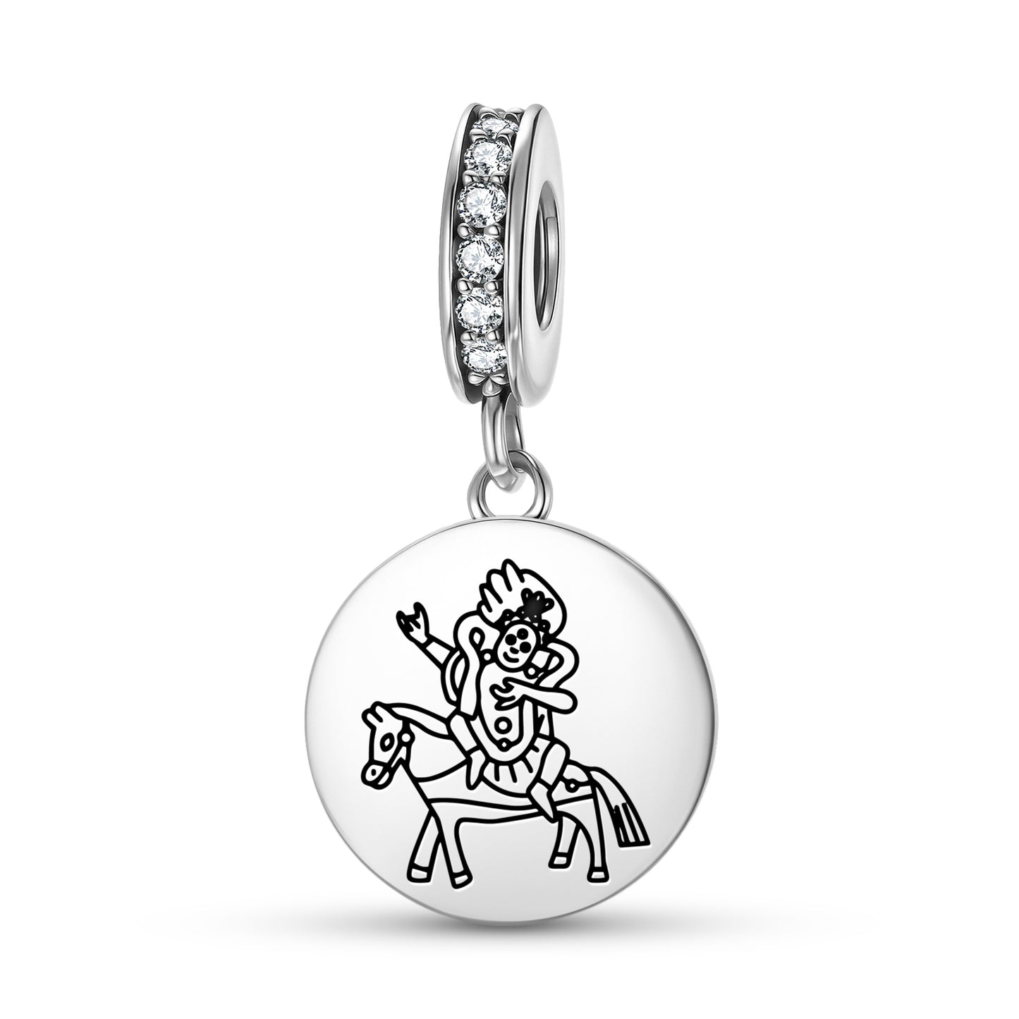 Palden Lhamo Buddhist Gods Symbols Pendant Dangle Charm