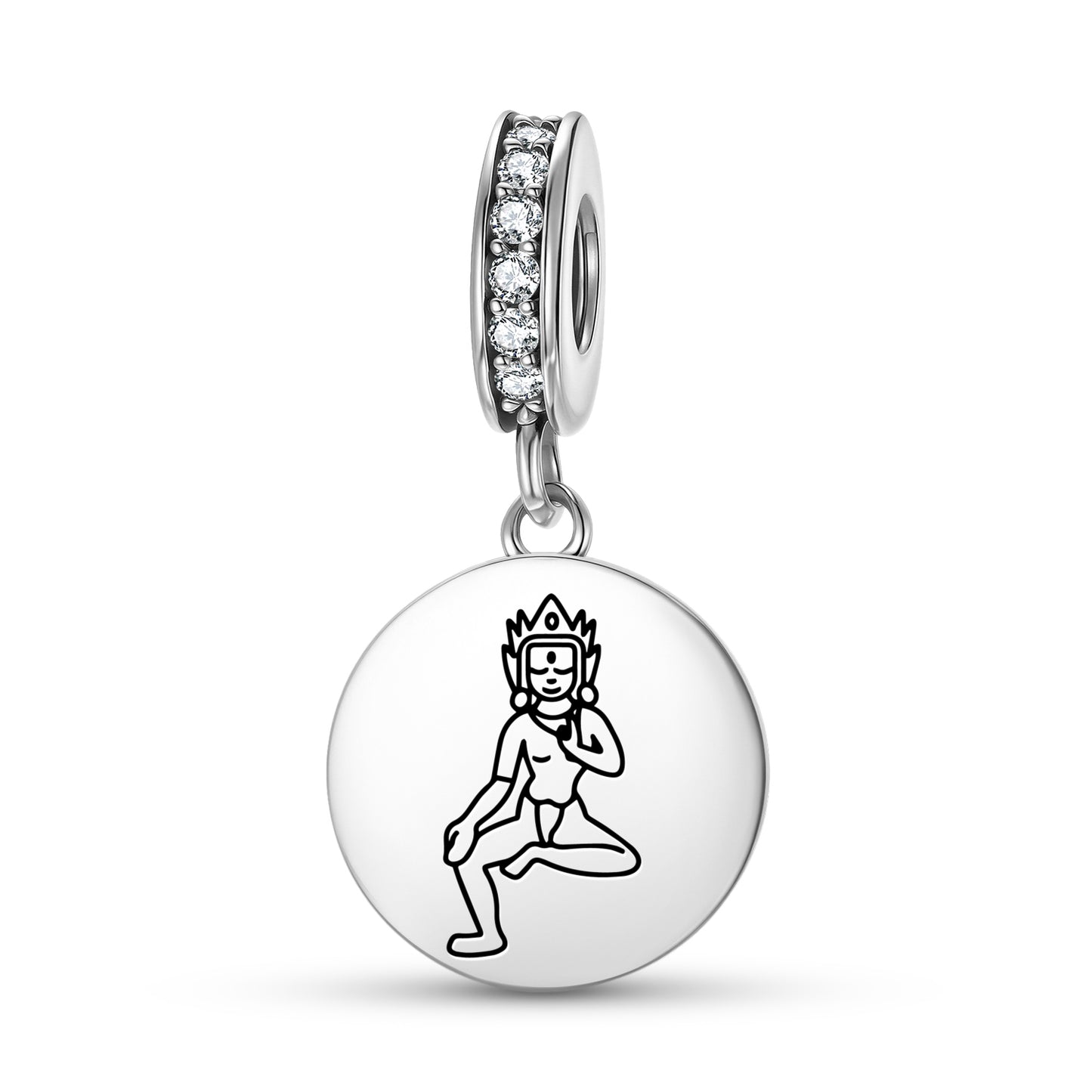 Khadi Ravani Tara Buddhist Gods Symbols Pendant Dangle Charm