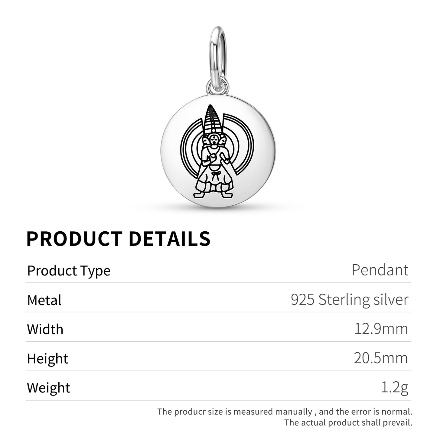 Sitatapatra Buddhist Gods Symbols Pendant Dangle Charm