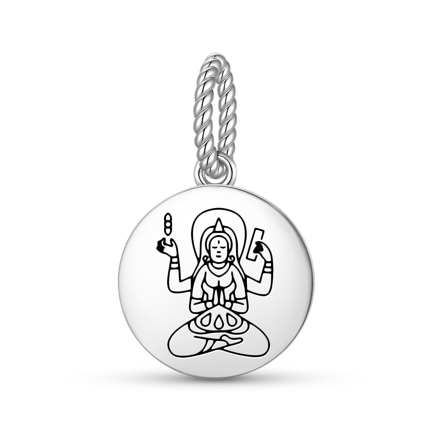 Prajnaparamita Devi Buddhist Gods Symbols Pendant Dangle Charm
