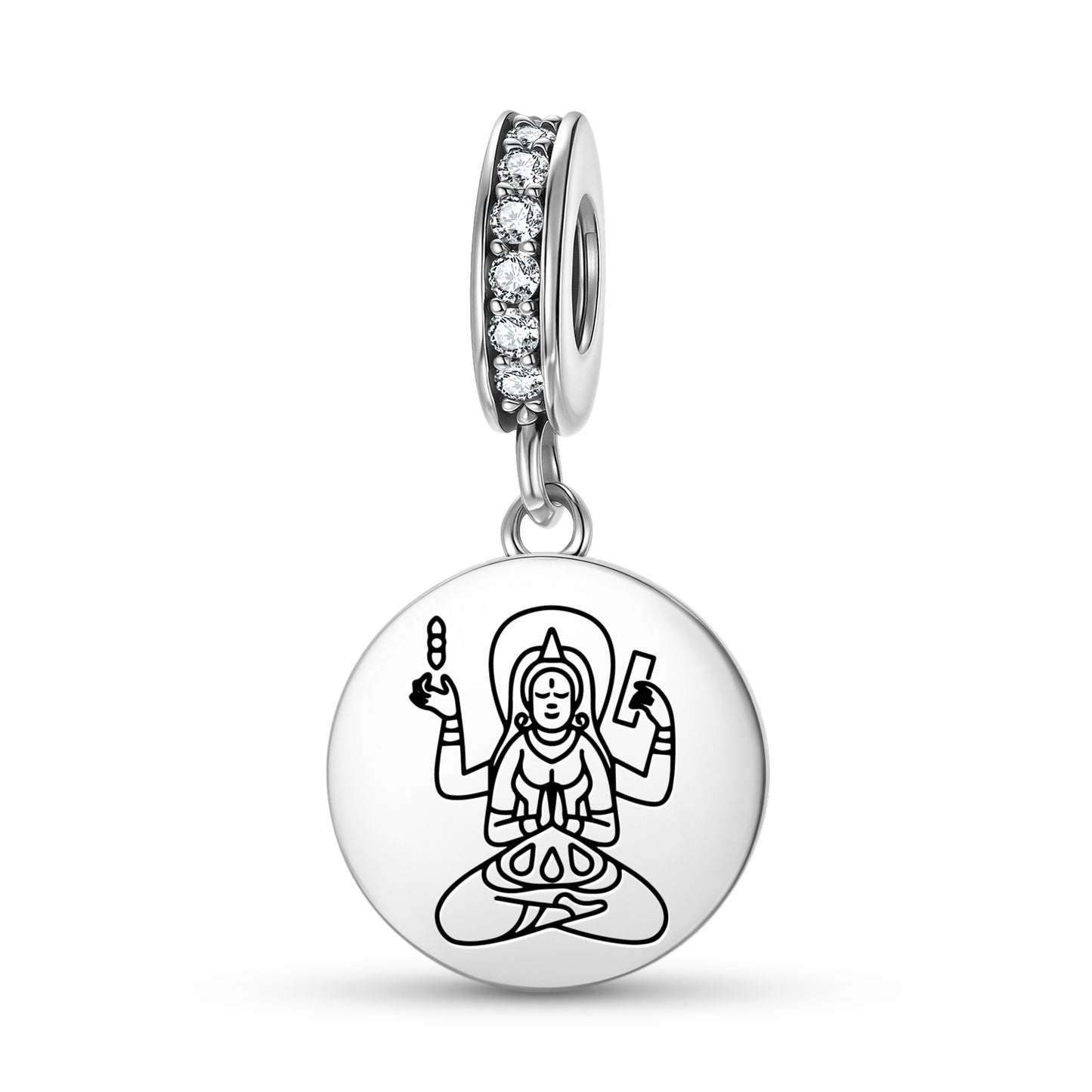 Prajnaparamita Devi Buddhist Gods Symbols Pendant Dangle Charm
