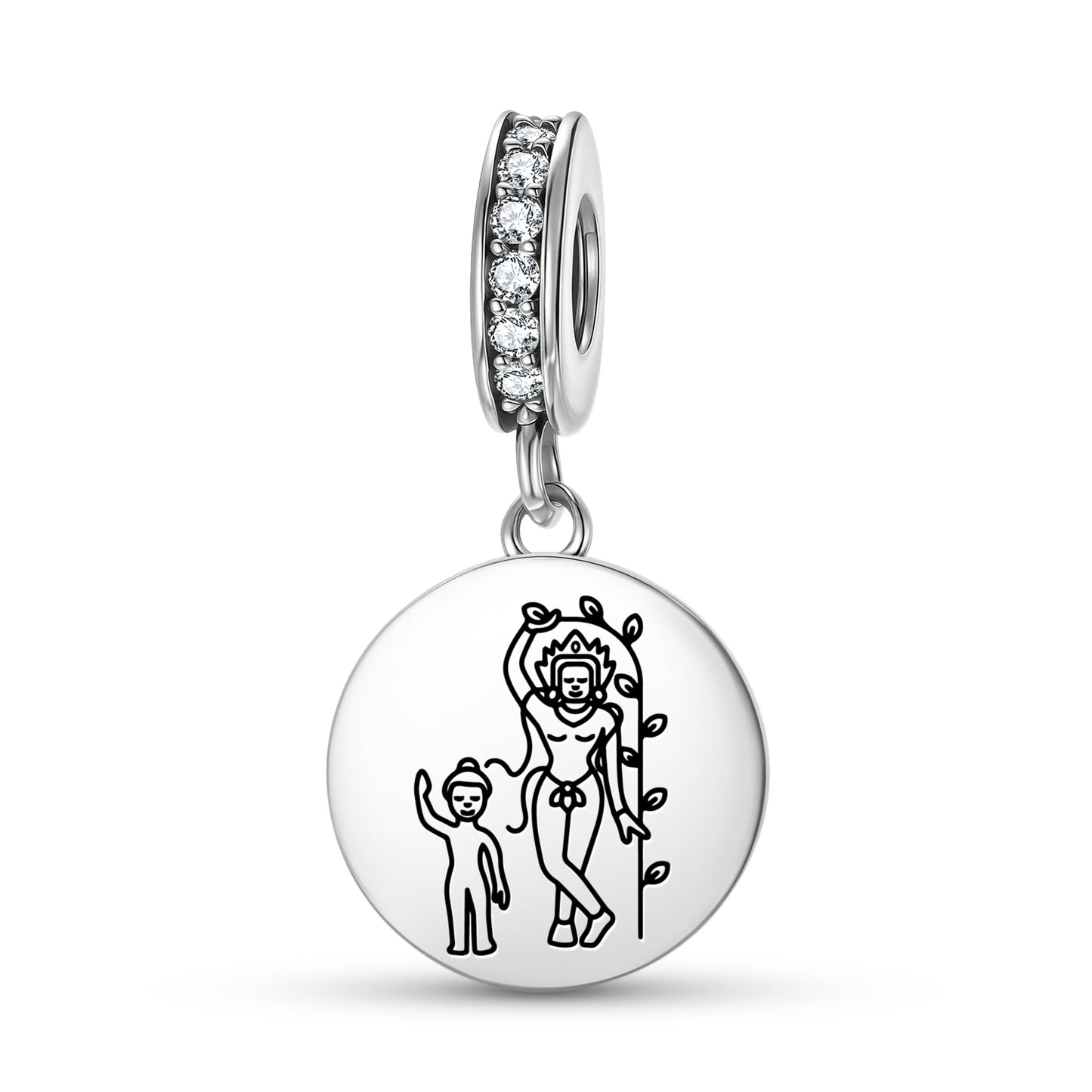 Maya Devi Buddhist Gods Symbols Pendant Dangle Charm