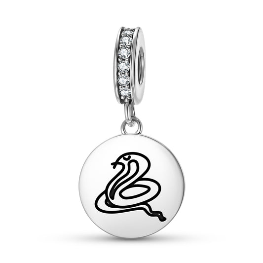 Sarp Snake Jainism Symbols Pendant Dangle Charm