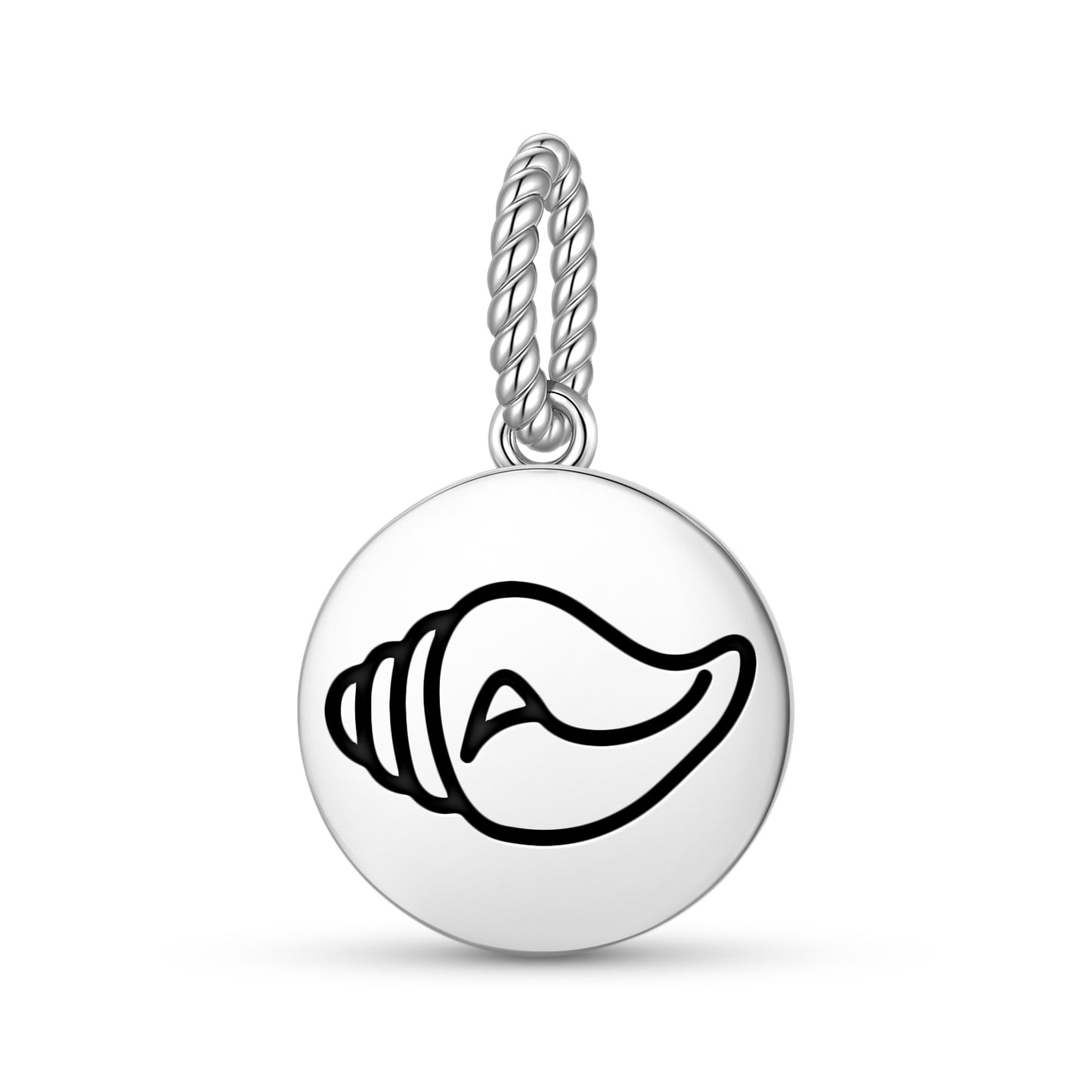 Shankha Conch Jainism Symbols Pendant Dangle Charm