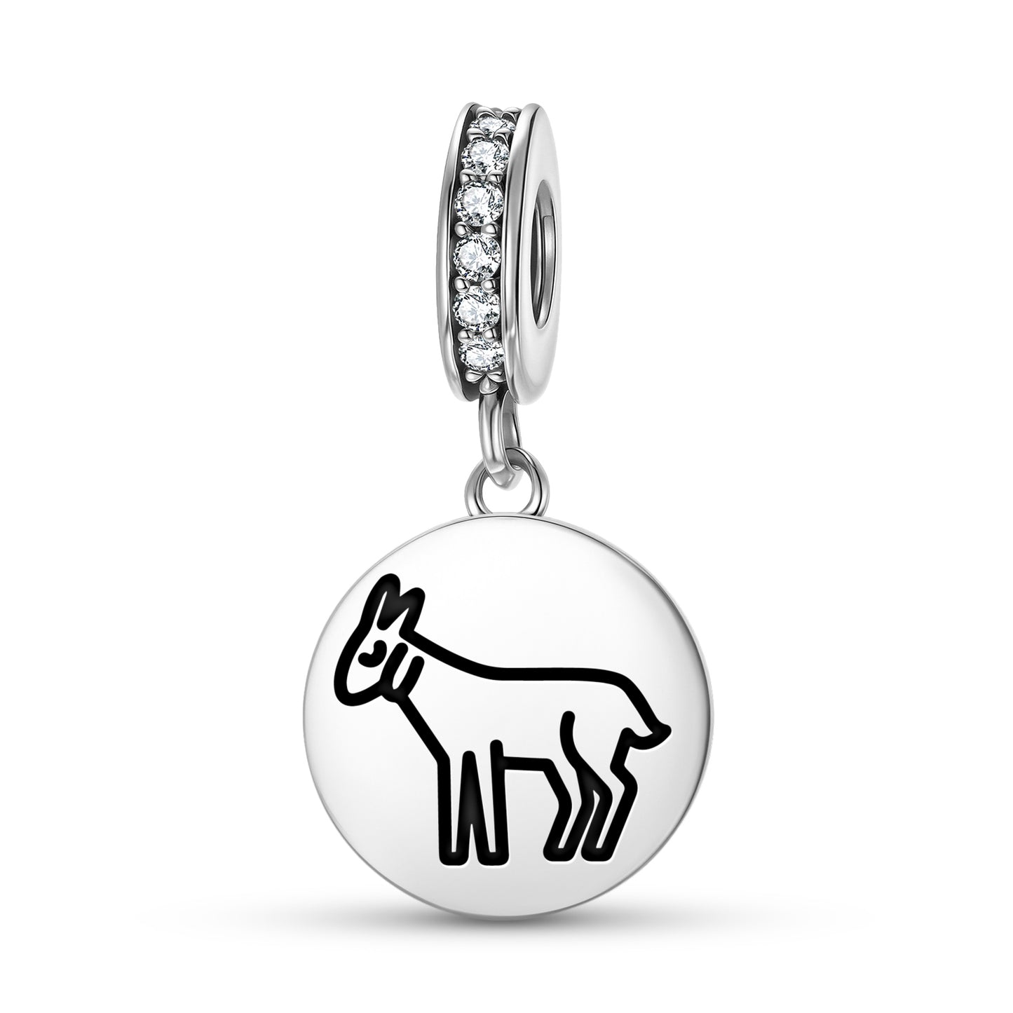 Goat Jainism Symbols Pendant Dangle Charm