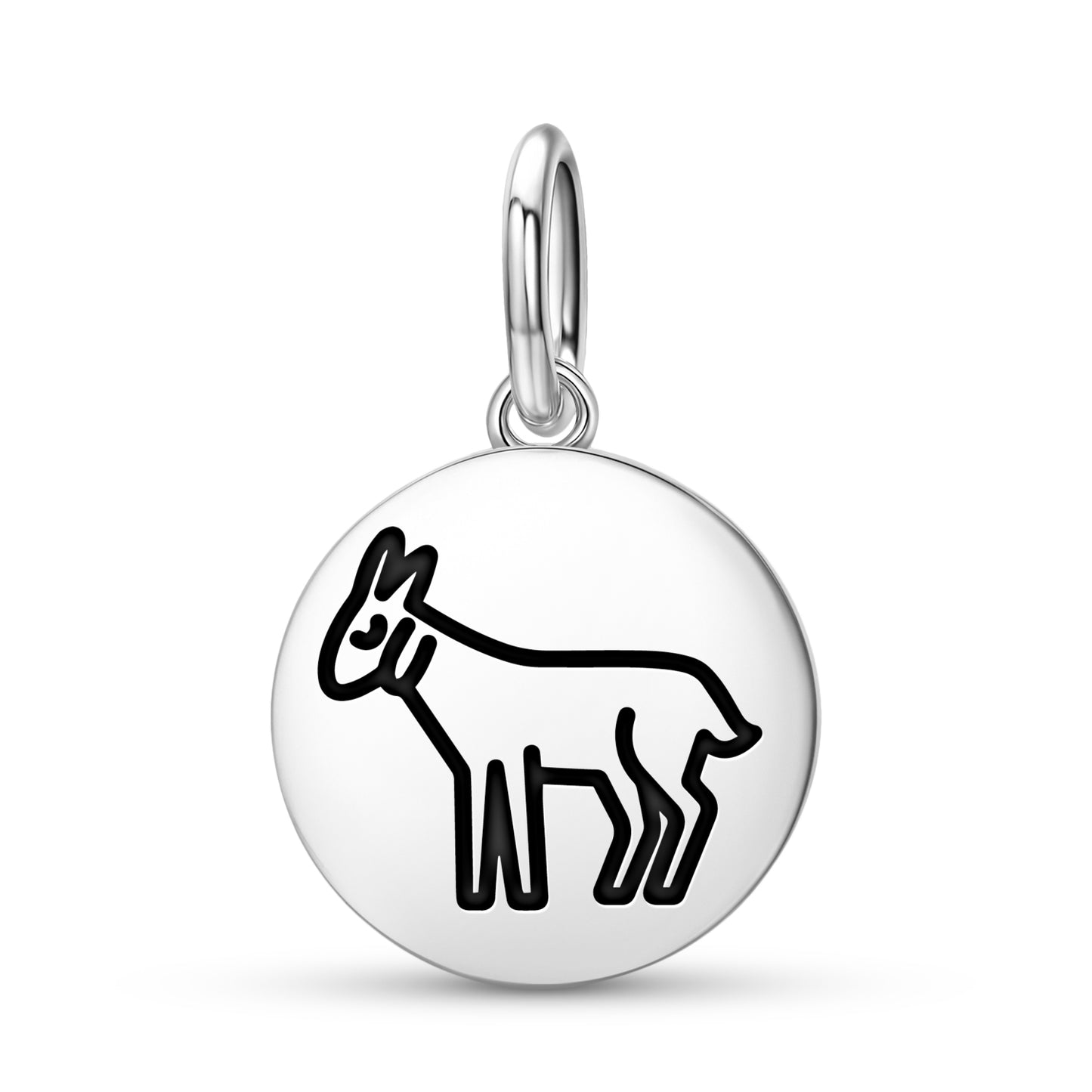 Goat Jainism Symbols Pendant Dangle Charm