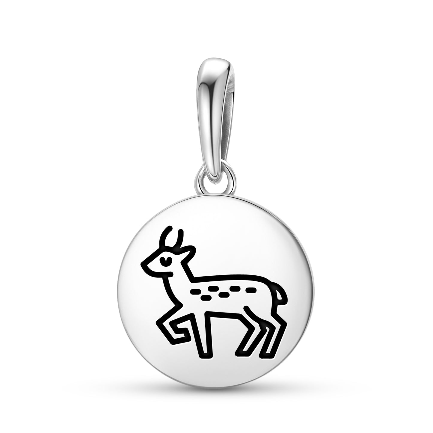 Deer Jainism Symbols Pendant Dangle Charm