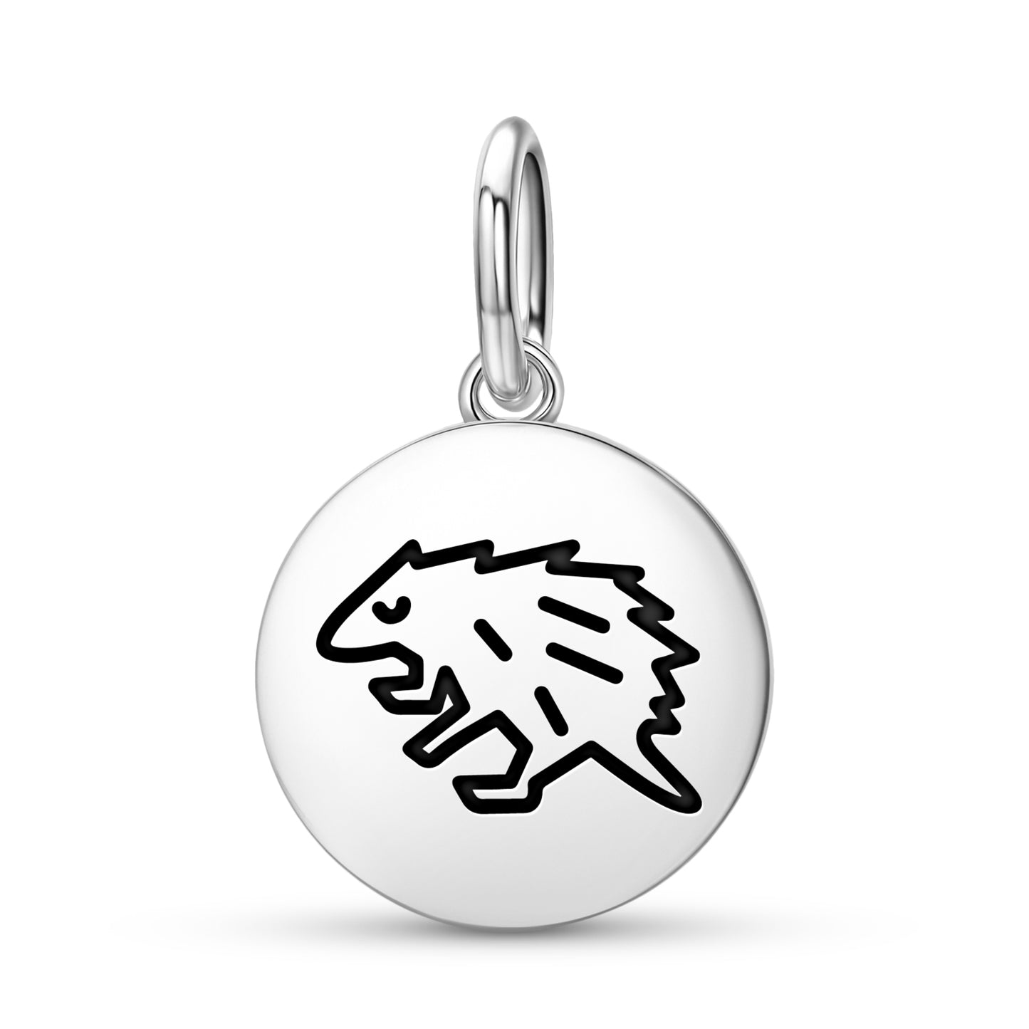Sahi Porcupine Jainism Symbols Pendant Dangle Charm
