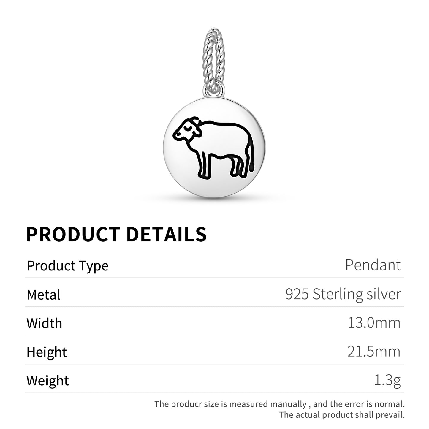 Bhaisa Buffalo Jainism Symbols Pendant Dangle Charm