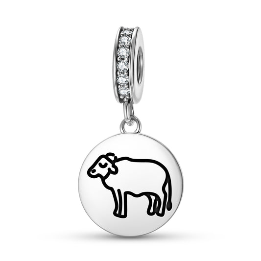 Bhaisa Buffalo Jainism Symbols Pendant Dangle Charm