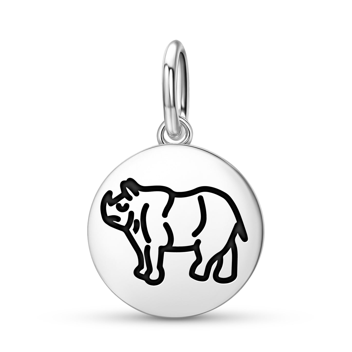 Gainda Rhinoceros Jainism Symbols Pendant Dangle Charm