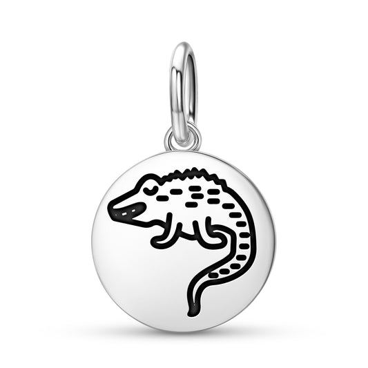 Crocodile Jainism Symbols Pendant Dangle Charm