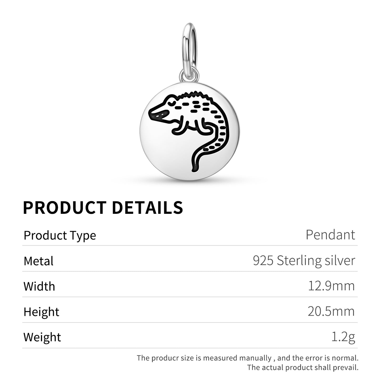 Crocodile Jainism Symbols Pendant Dangle Charm
