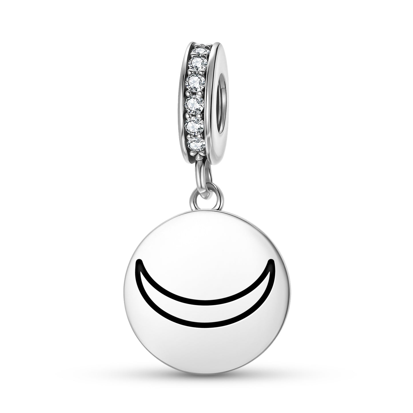 Crescent Moon Jainism Symbols Pendant Dangle Charm