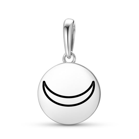 Crescent Moon Jainism Symbols Pendant Dangle Charm