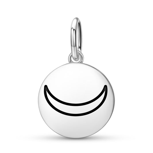Crescent Moon Jainism Symbols Pendant Dangle Charm