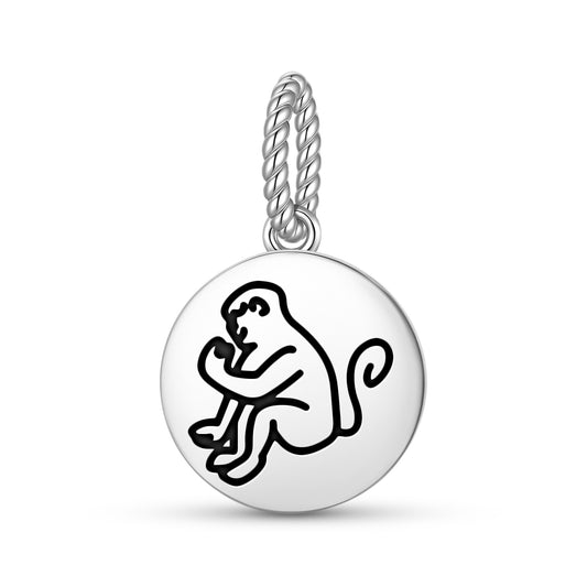 Monkey Ape Jainism Symbols Pendant Dangle Charm