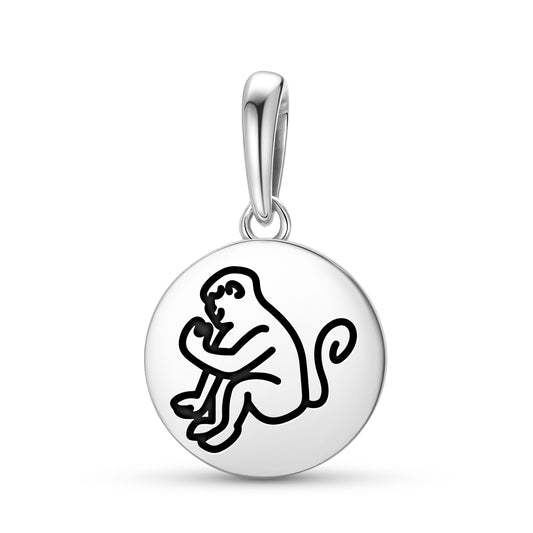 Monkey Ape Jainism Symbols Pendant Dangle Charm