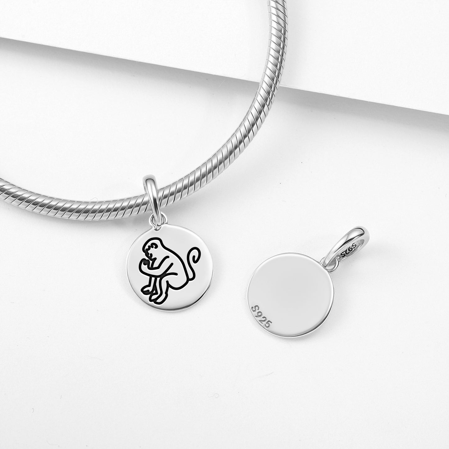 Monkey Ape Jainism Symbols Pendant Dangle Charm
