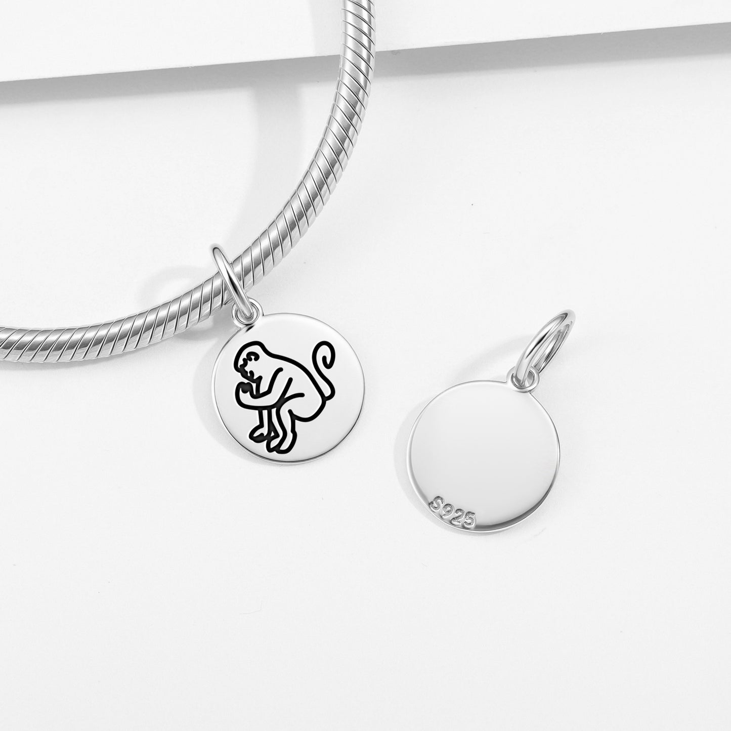 Monkey Ape Jainism Symbols Pendant Dangle Charm