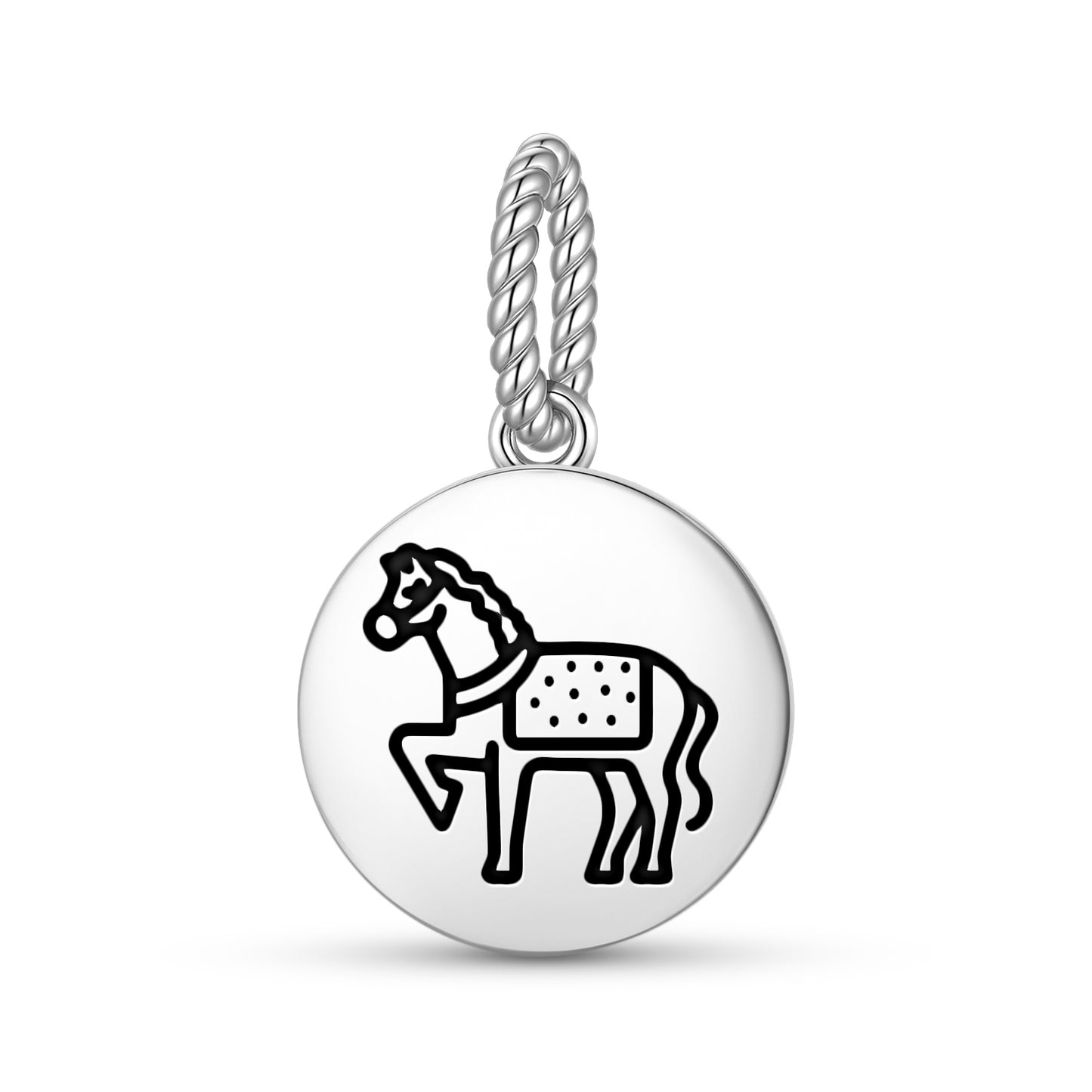 Horse Jainism Symbols Pendant Dangle Charm