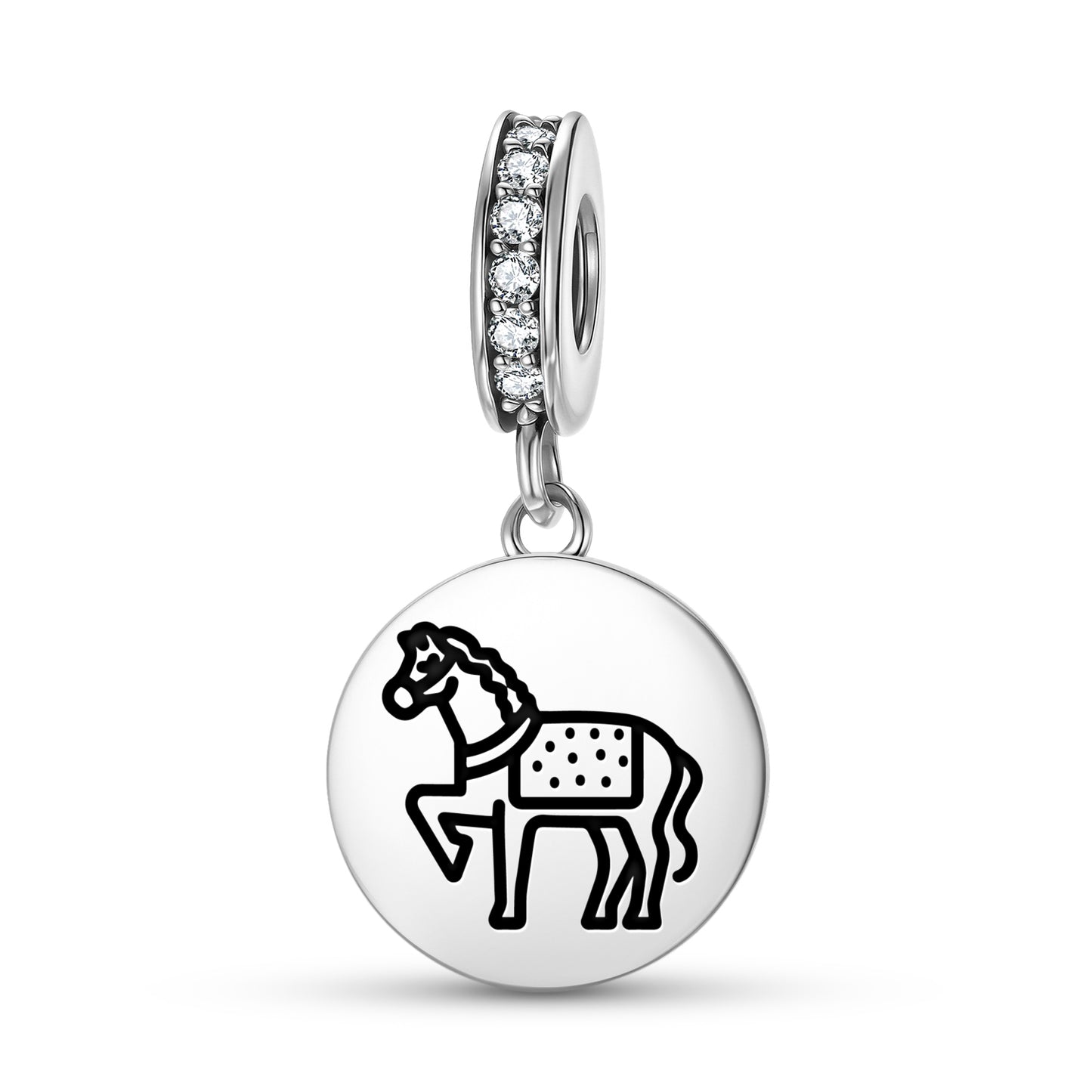 Horse Jainism Symbols Pendant Dangle Charm