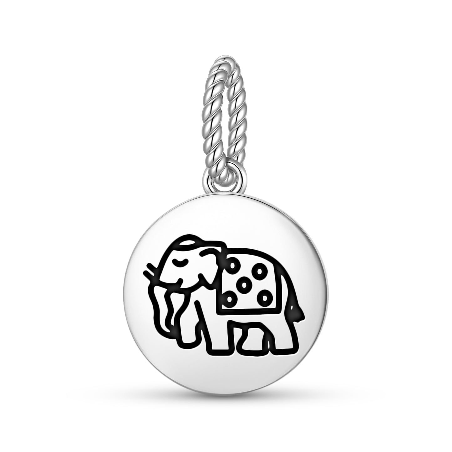 Elephant Jainism Symbols Pendant Dangle Charm