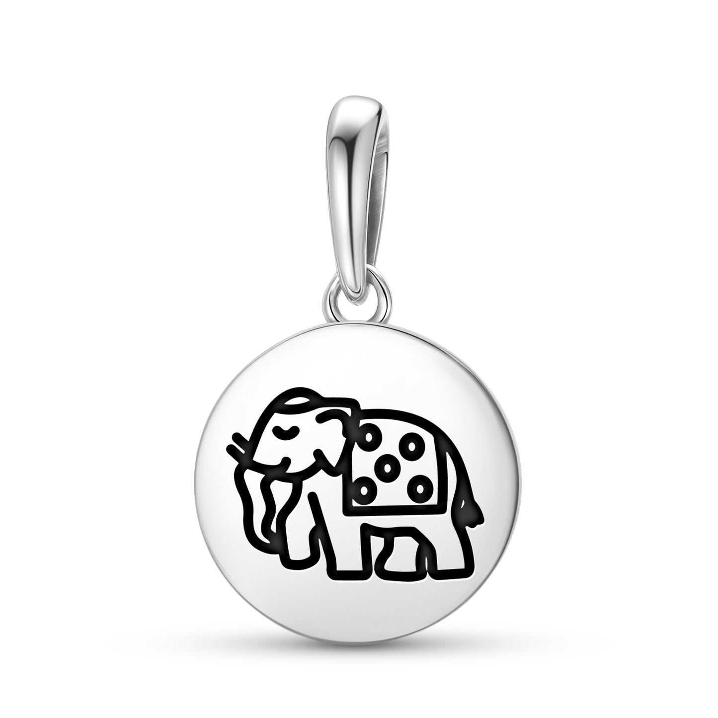 Elephant Jainism Symbols Pendant Dangle Charm