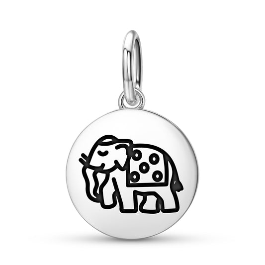 Elephant Jainism Symbols Pendant Dangle Charm