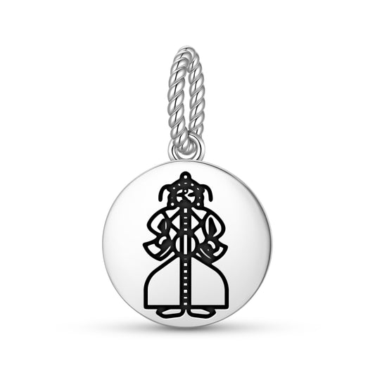 Loka Purusha Jainism Symbols Pendant Dangle Charm