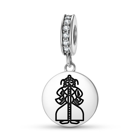Loka Purusha Jainism Symbols Pendant Dangle Charm