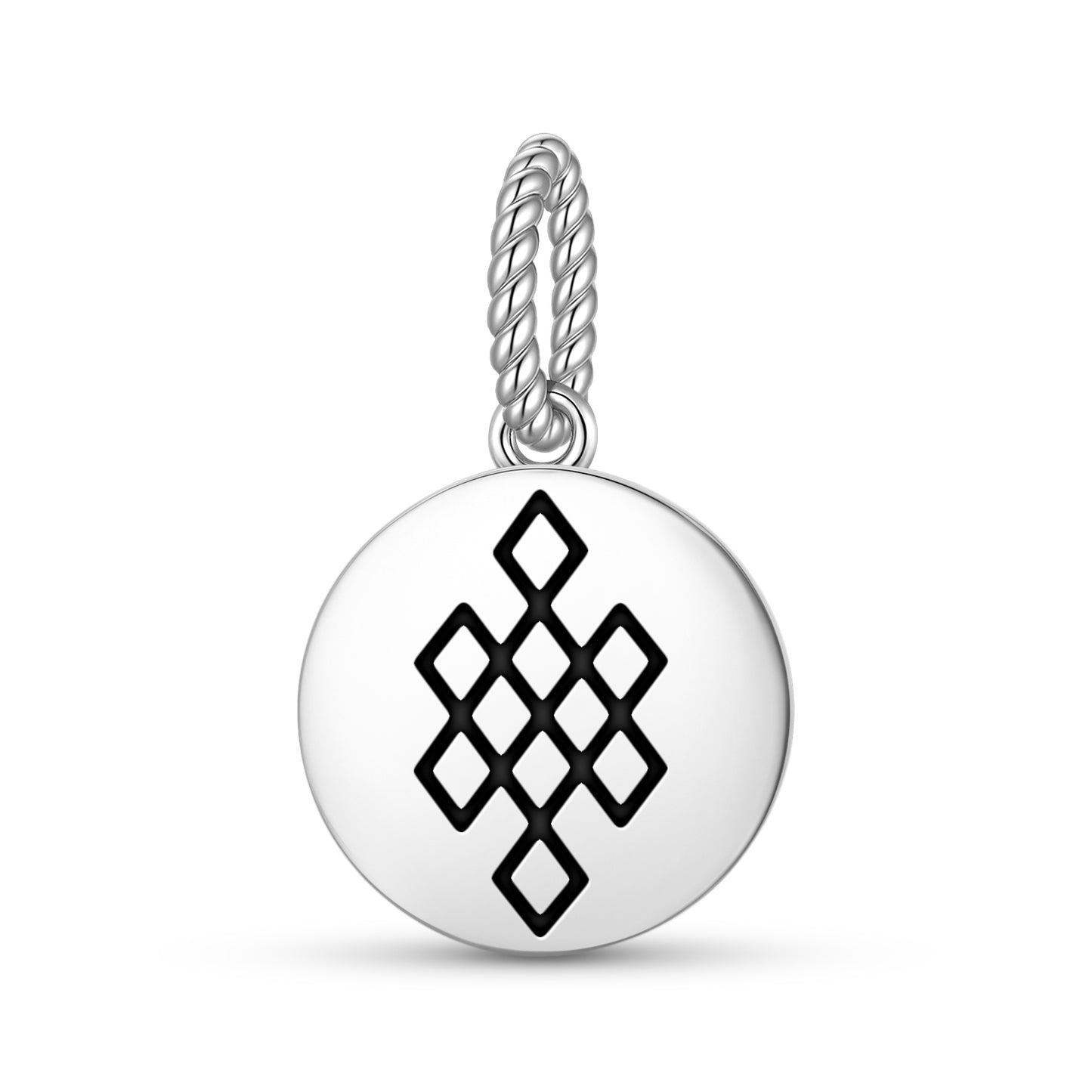 Shrivatsa Jainism Symbols Pendant Dangle Charm