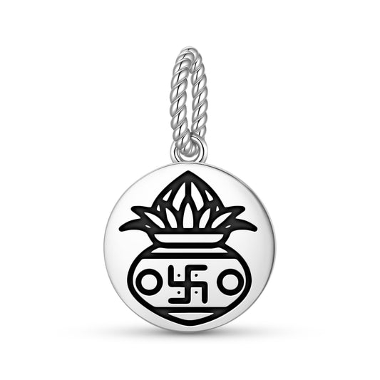 Kalasha Jainism Symbols Pendant Dangle Charm