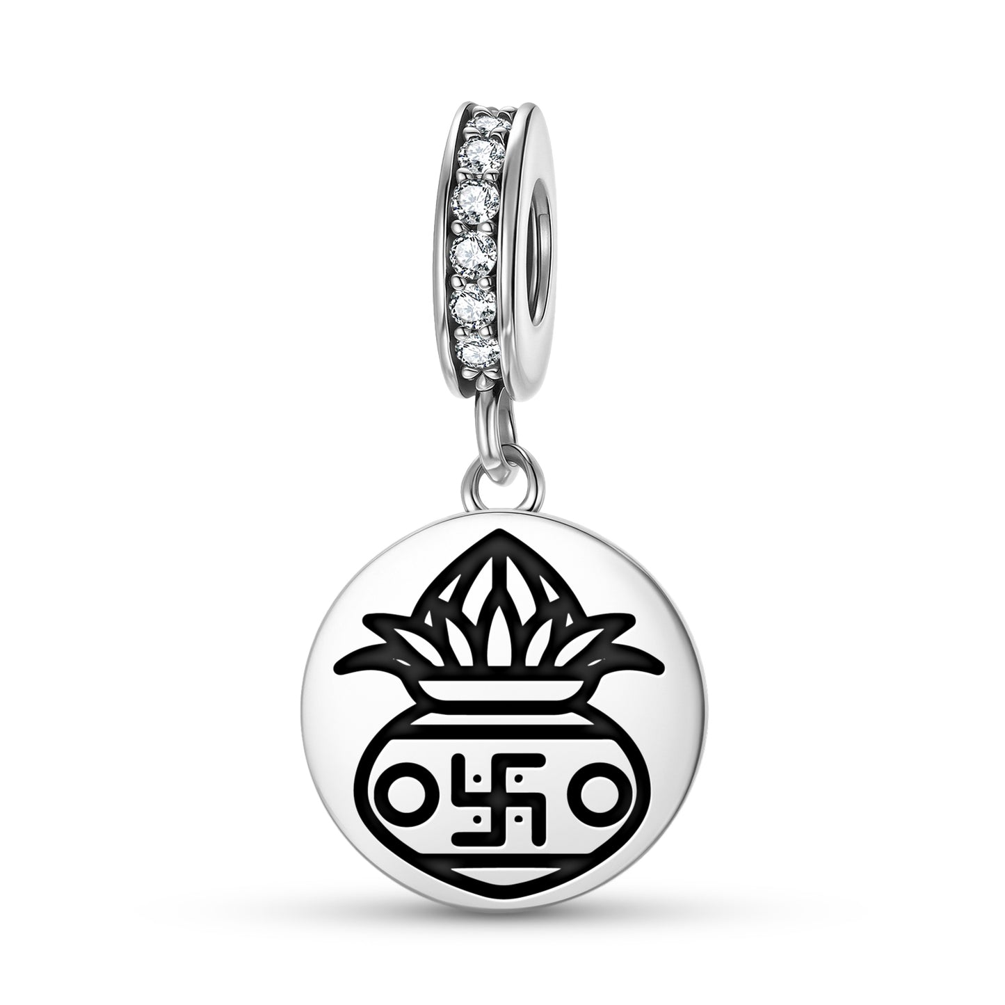 Kalasha Jainism Symbols Pendant Dangle Charm