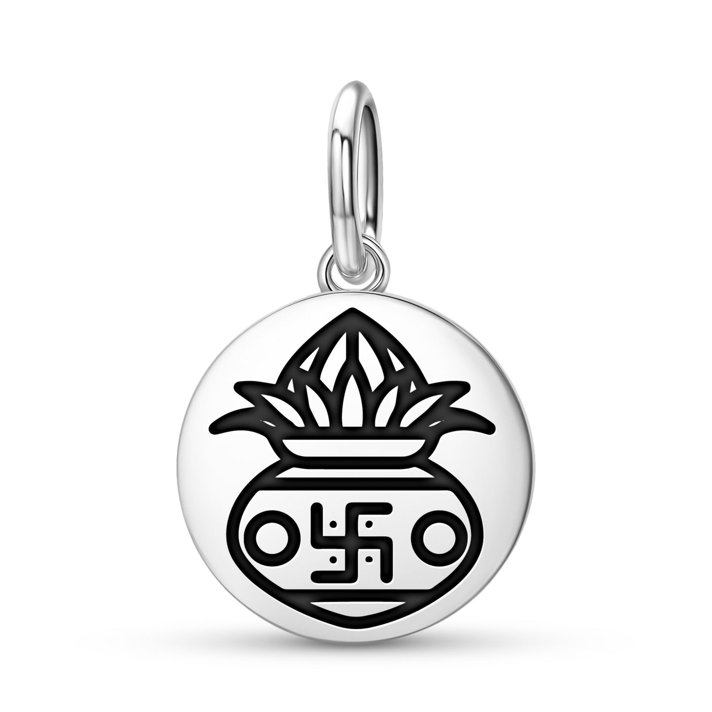 Kalasha Jainism Symbols Pendant Dangle Charm