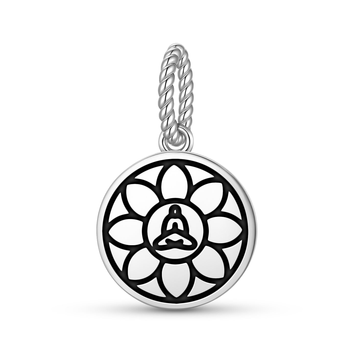 Siddha Chakra Jainism Symbols Pendant Dangle Charm