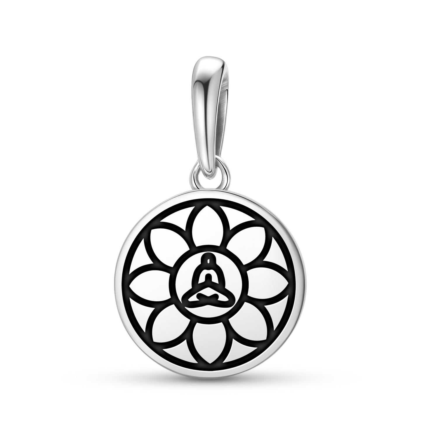 Siddha Chakra Jainism Symbols Pendant Dangle Charm