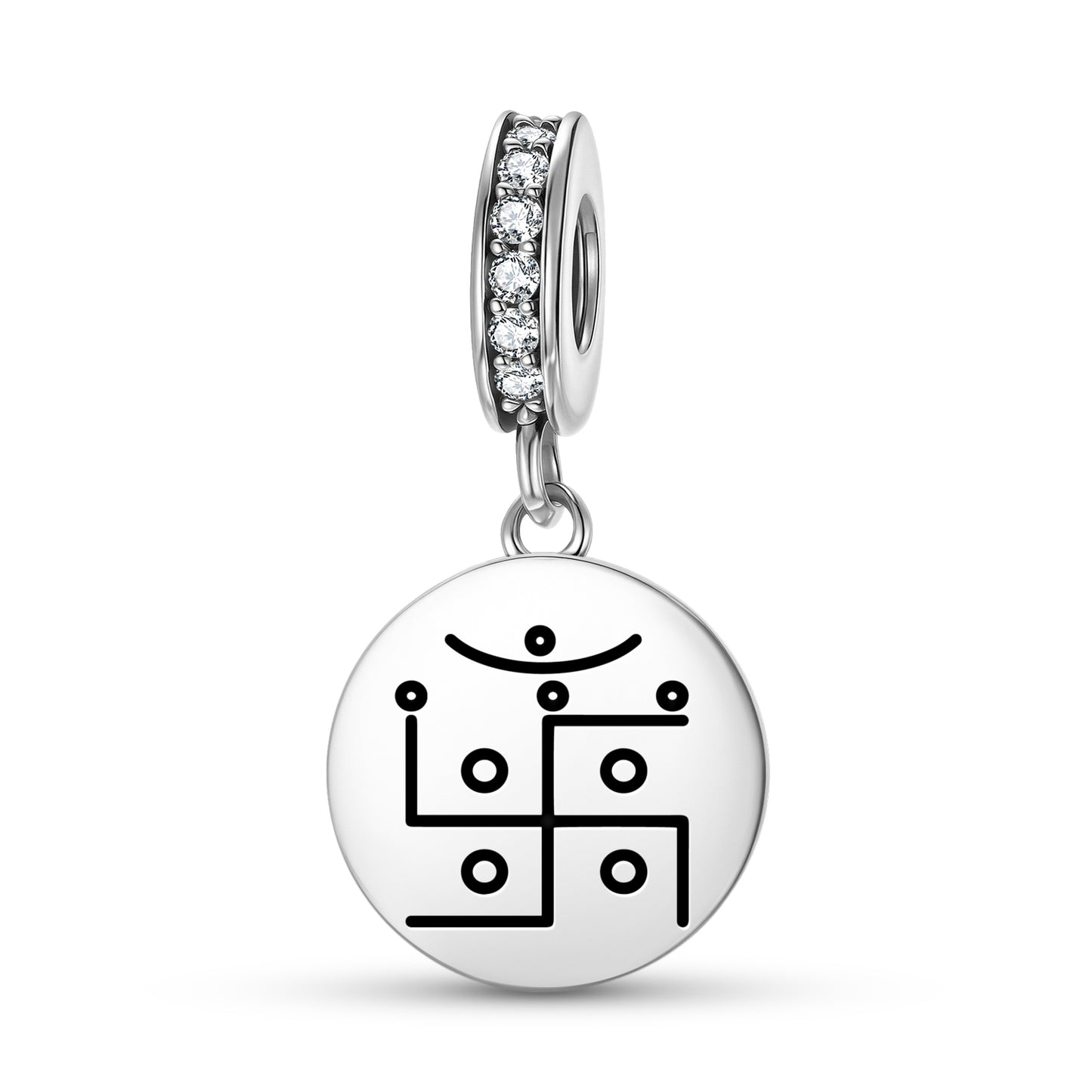 Swastika Jainism Symbols Pendant Dangle Charm